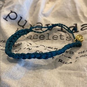 Pura Vida blue braided bracelet